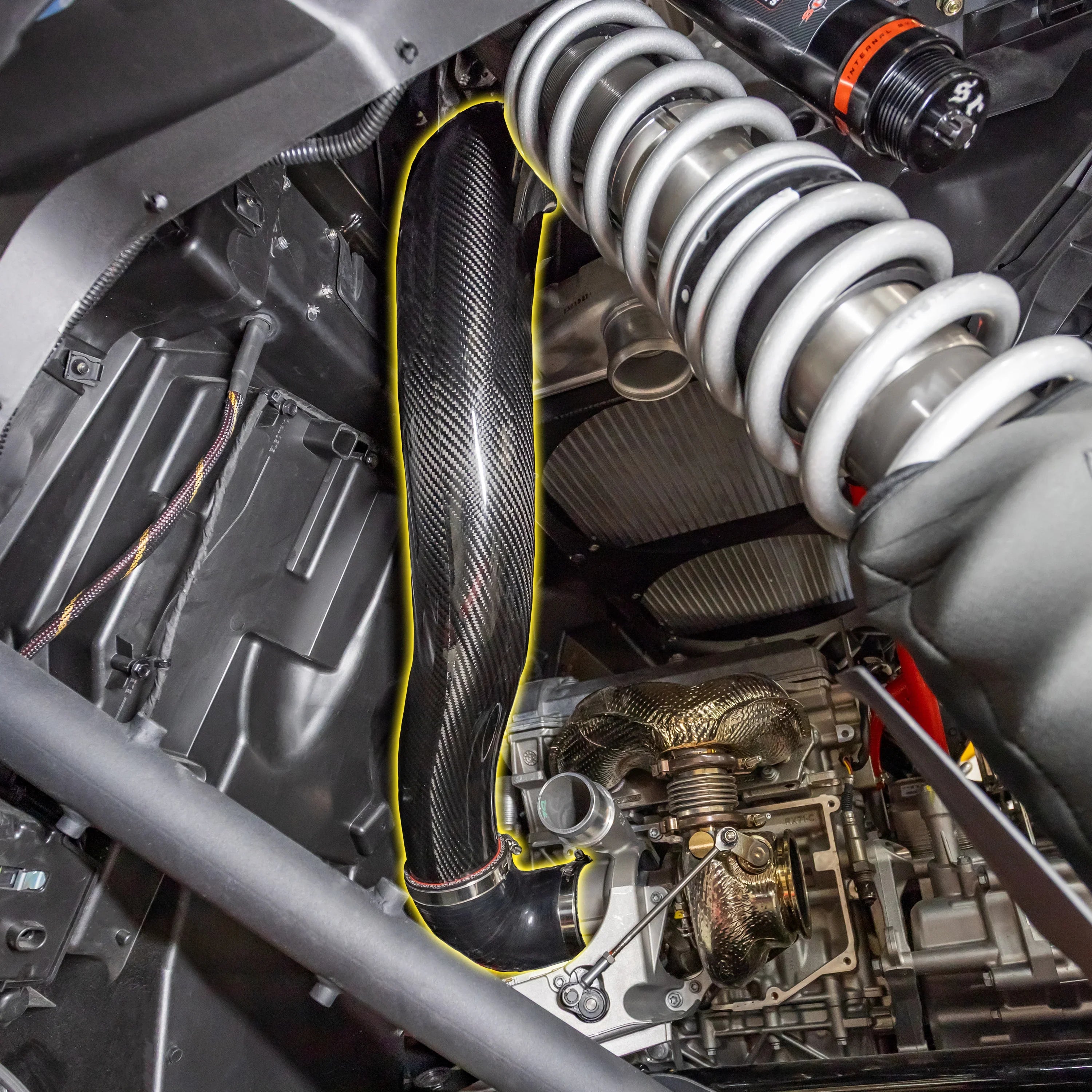 RPM Can-Am Maverick R Carbon Fiber High Flow Intake System