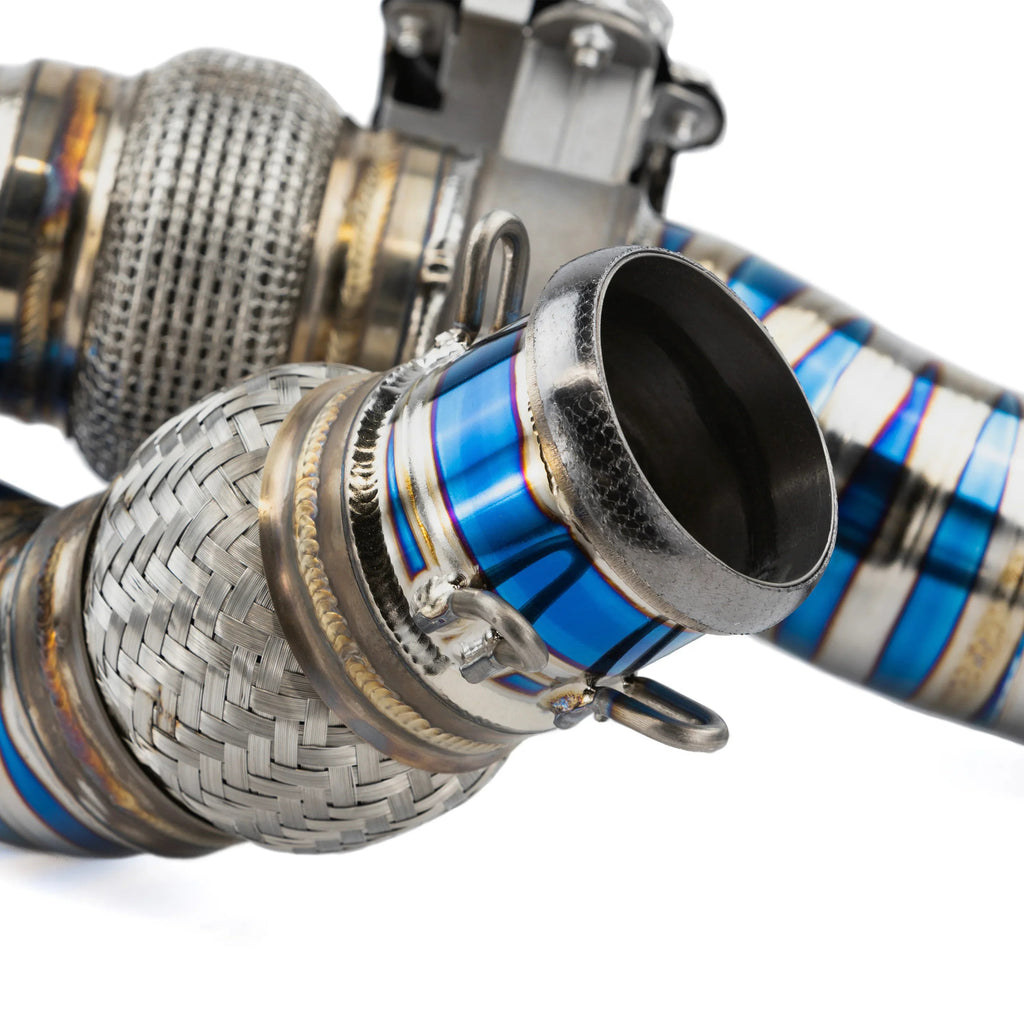 RPM Can-Am Maverick R TITANIUM 3" E-Valve Mid Pipe / Electronic Dump Valve
