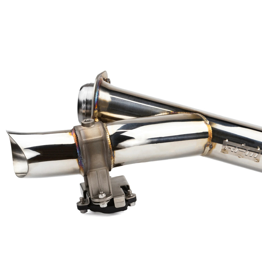RPM SxS Polaris General 1000 2.5" E-valve Captain's Choice Side Dump Exhaust - RPM SXS