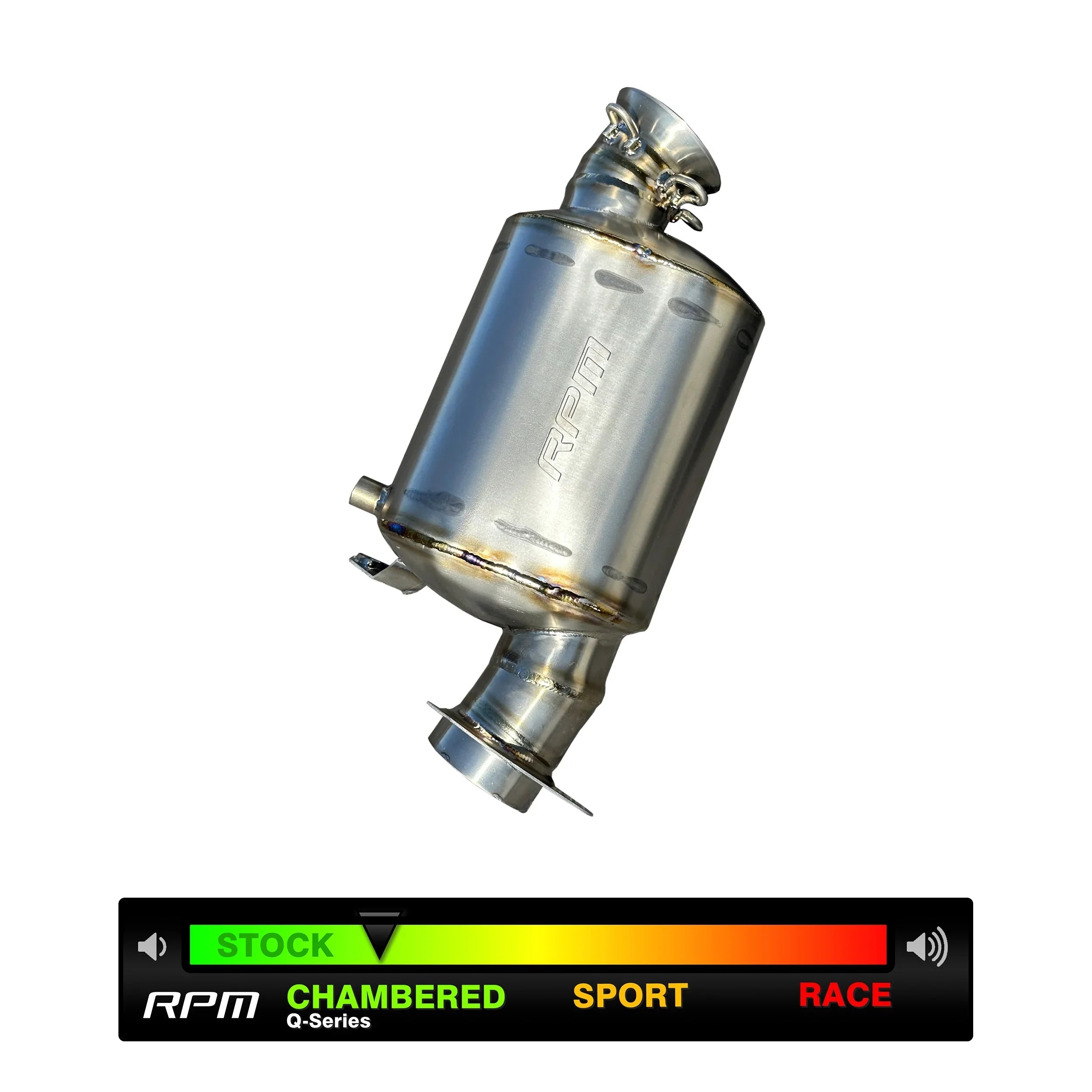 RPM Gen 4 2020-2022 Ski-Doo / Lynx 850 Turbo Q-Muf Chambered Titanium Muffler