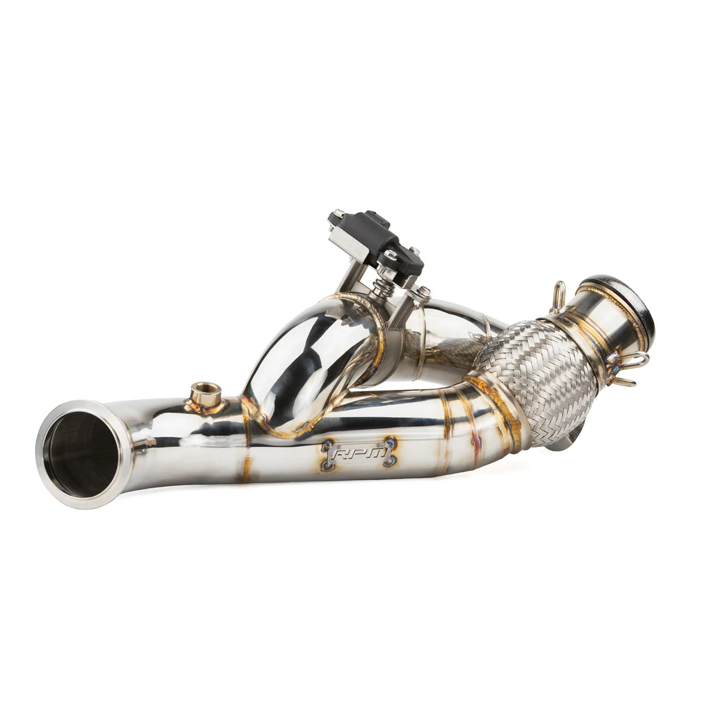 RPM Maverick R Side Exit 3" E-Valve Down Pipe - 2 Seat & MAX