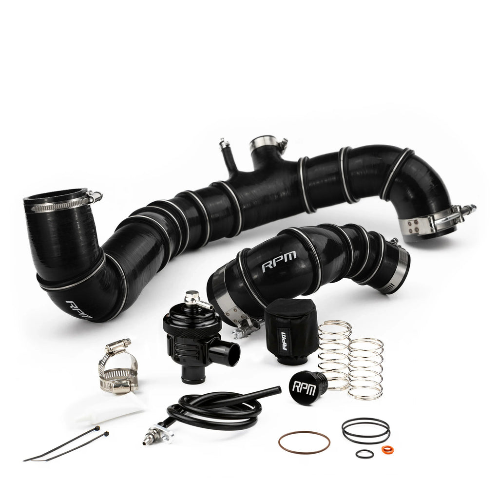 RPM SxS Wire Reinforced 5ply Silicone Charge Tube - 2017-2024 Can-Am X3 R & RR - RPM SXS